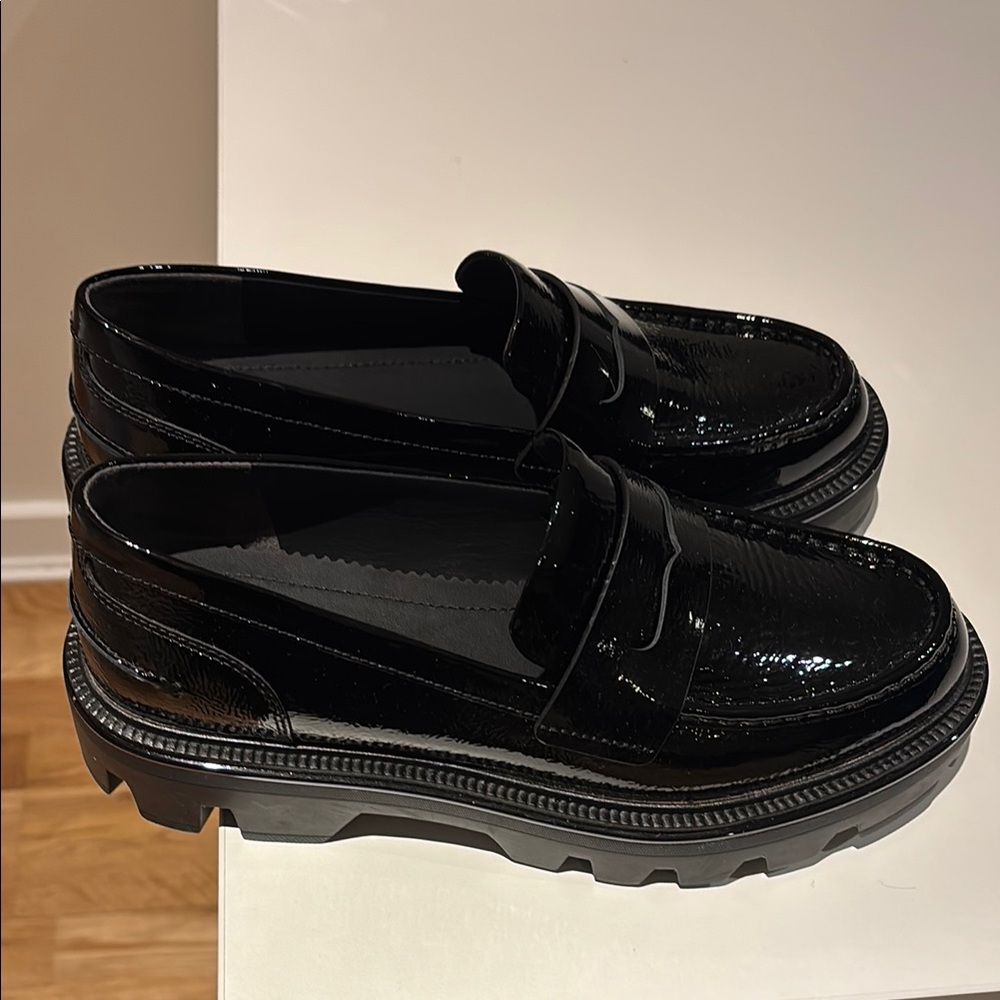 Rag & Bone Black Patent Leather Loafers